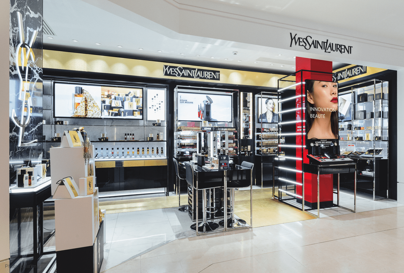 YSL Christmas Le Bon Marché