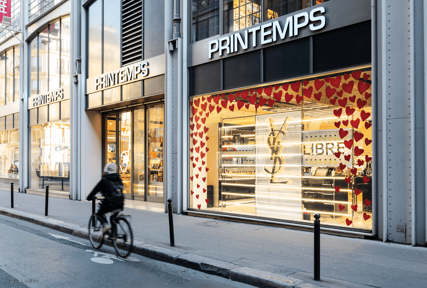 YSL PRH Vitrine Saint Valentin