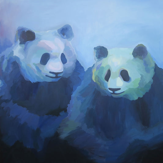 Pandas in Blues